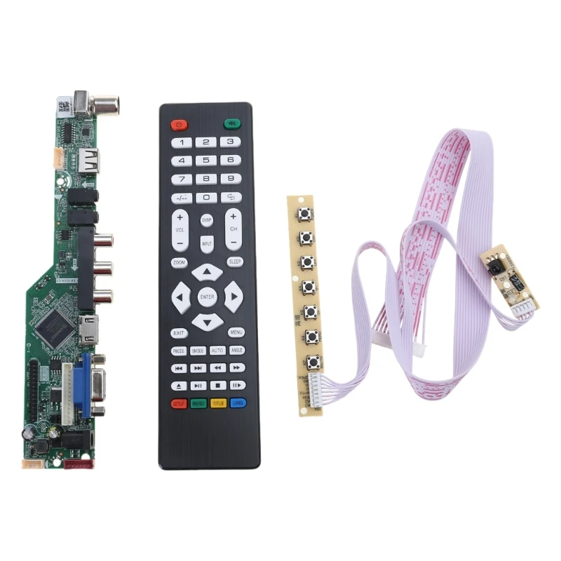 Professional TV Motherboard T.SK105A.03 Universal LCD TV Controller Driver Board LCD Screen Controller Board PC/TV/USB