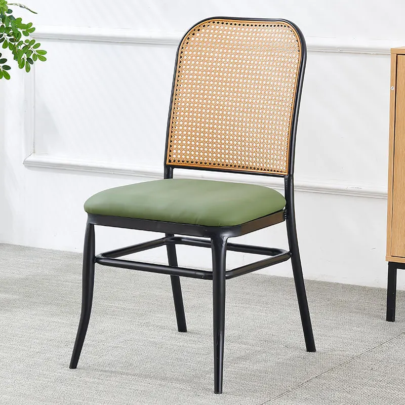 

Retro rattan，household with armrest back ，study leisure，wholesale light luxury dining chair cross-border