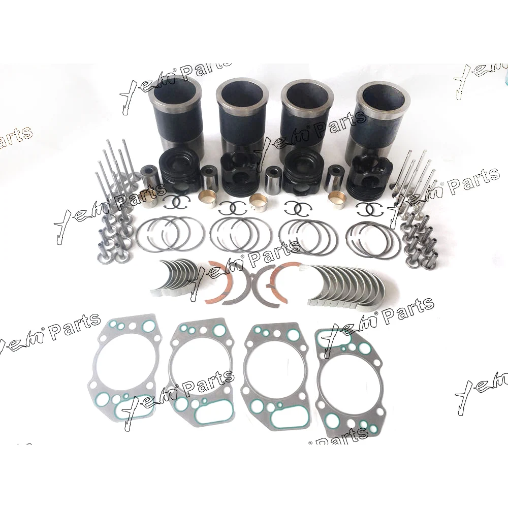 R926 Overhaul Rebuild Kit With Bearing Set Valve Train Head Gasket For Liebherr R926 Excavator Engine Parts