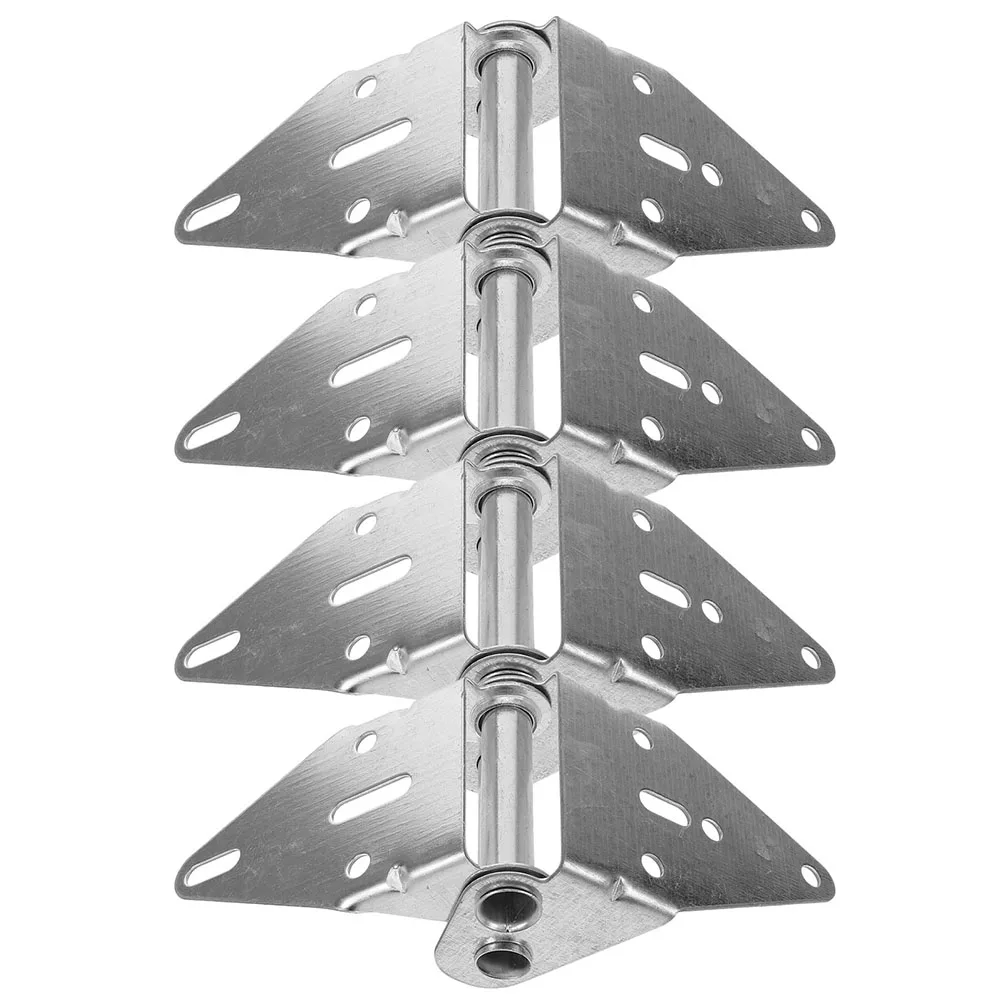 

4pcs Garage Door Hinge Heavy Duty Iron Replacement For Parts Self-Closing Hinges Residential Commercial Hardware