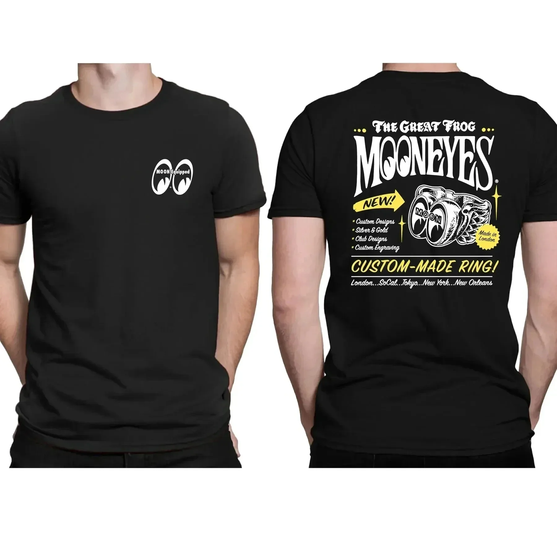 Heiße 2026 Herren Mooneyes Moon Equipped Speed T-Shirts Grafik Streetwear S-4XL Erstaunliche T-Shirts Herren Lässige Oversized Essential T-Shirts