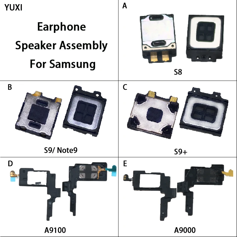 YUghts-Écouteurs pour Samsung S8/S9 Note9/S9 +, 1 pièce, assemblage de haut-parleur pour Samsung a9100/a9000, sonnerie de haut-parleur, lecture externe