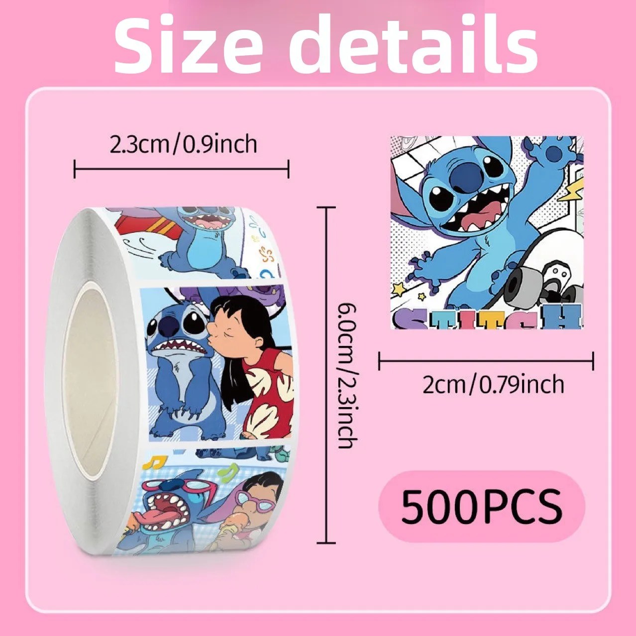 ديزني 5 أنماط من ملصقات لفة الغرزة DIY الكرتون اللوحة مجلة المواد ملصقات لاصقة شريط عزل الديكور