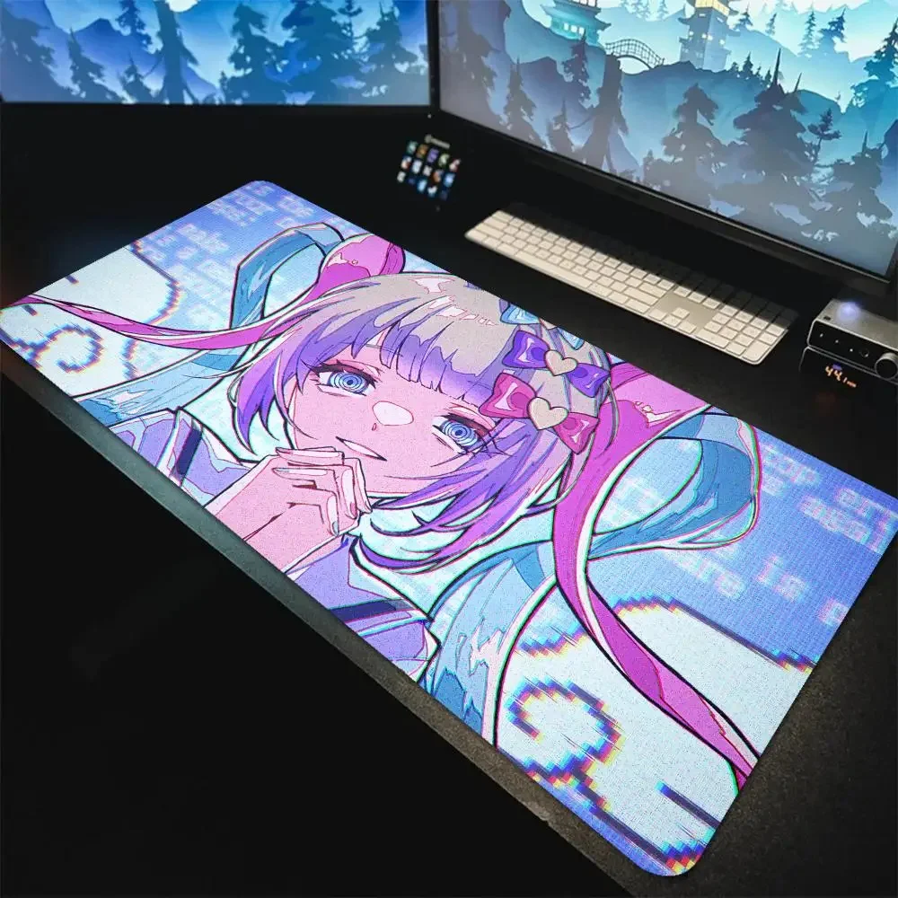 Cartoon N_needy G_girl O_overdose Mouse Pad Rubber Mousepad Laptop Cushion Gamer Keyboard Pad Gaming Accessories Desk Protector