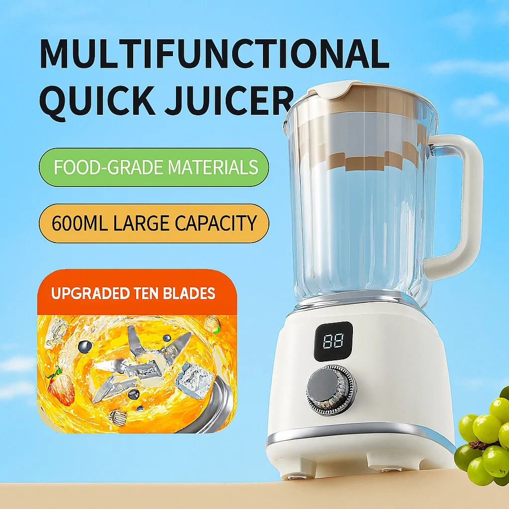 Mini Liquidificador Portátil 600ml USB - imagem 1