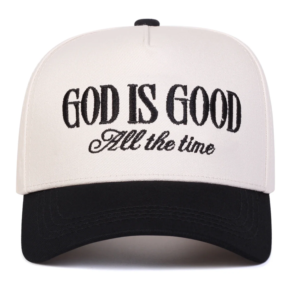 Unisex GOD IS GOOD Letter Embroidery Baseball Caps Spring Autumn Outdoor Adjustable Casual Hats Sunscreen Hat Sports Cap