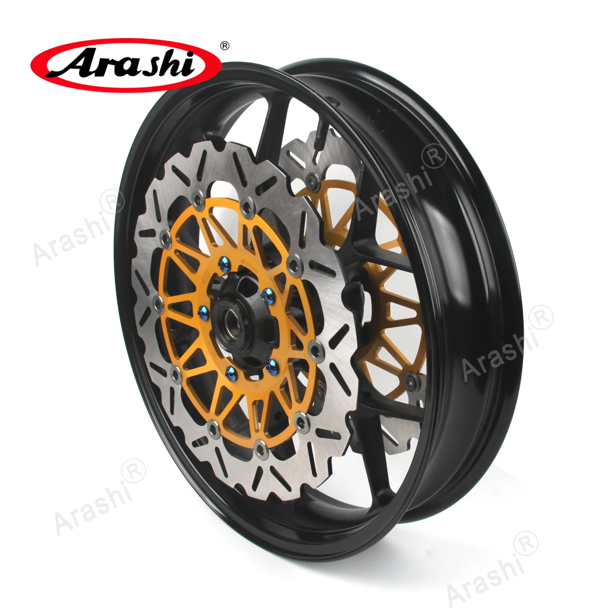 

Комплект передних тормозных дисков Arashi для HONDA CBR1000RR-R Fireblade / ABS 2020-2025 (диски и ступицы)
