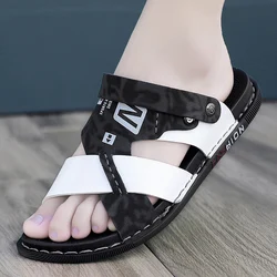 Zomer Nieuwe Heren Sandalen Comfortabele En Non-Slip Slippers Outdoor Strandsandalen Casual Platte Schoenen