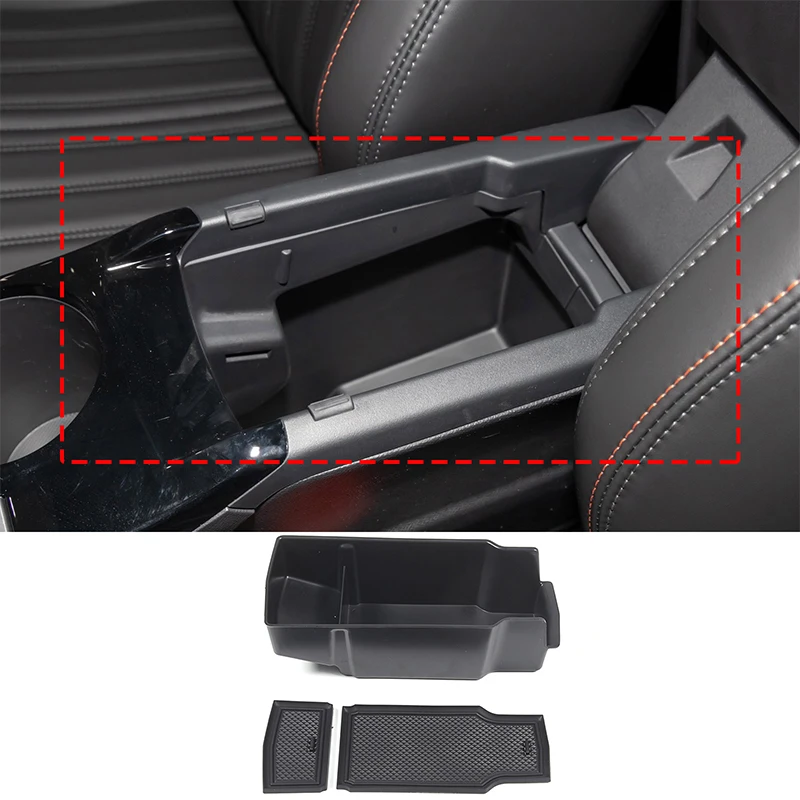 

Center Console Organizer Tray For Peugeot 208 2008 2020 2021 Car Central Armrest Secondary Storage Box