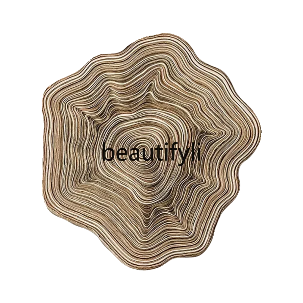 

Wabi-Sabi Style Three-Dimensional Texture Handmade Pleated Cloth Living Room Paper Art Entrance Abstract Decorative Painting