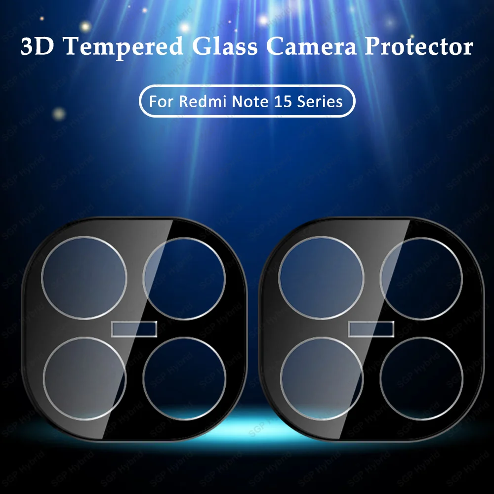 

1-2 шт. 3D изогнутая защитная пленка для камеры Xiaomi Redmi Note 15 Pro+ (стекло для объектива задней камеры) Redmi Note15 Pro Plus Note15Pro 15Pro 4G