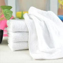 30*60 cm Draagbare Witte Zachte Microfiber Gezichtshanddoek Hotel Badhanddoek Washandjes Handdoeken P20