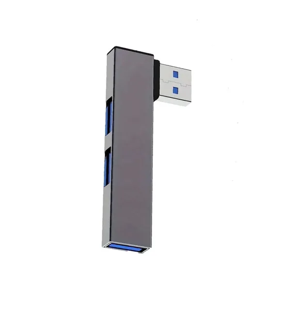 Hub USB 3 em 1 OTG USB 3.0/Tipo-C 3.0 com 3 portas USB, divisor USB com velocidade de 5.0Gbps, Hub Tipo C de 3 portas para PC, Laptop e Notebook