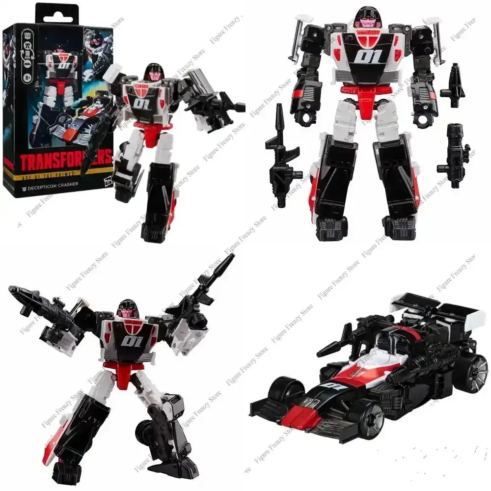 

Special Offer for Transformers Age of the Primes Decepticon Crasher Deluxe Class 5.5 inch Converting Action Figure Robot Toy