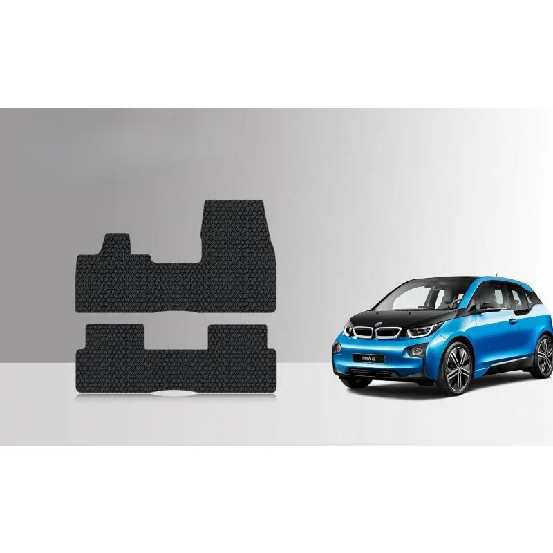 Floor Mats Black For BMW i3 All Weather Custom Fit 2014 2015 2016 2017 2018 2019 2020 2021 United States