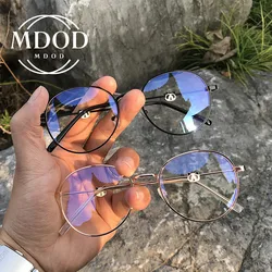 Luxury Brand Design Panda Myopia Glasses Oversized Boy Girl For Teenages Hign Clear Lens Degree 0 Anti Blue -0.5 -1.5 -2.0 -4.0