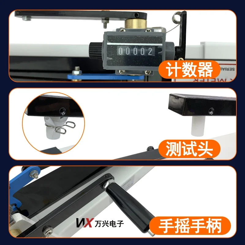 Dry and wet friction color fastness tester Manual printing and dyeing textile toy fabrics Dry and wet hand crank performance