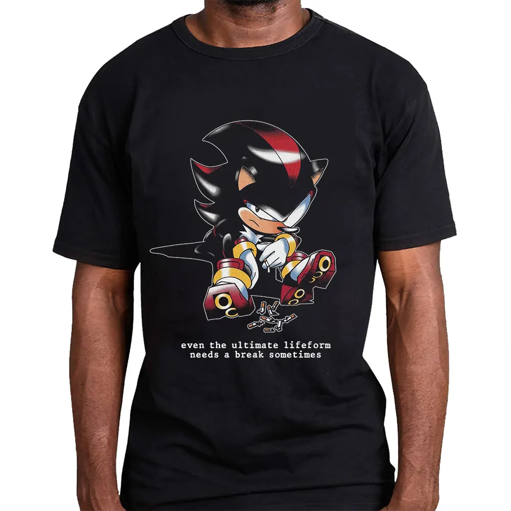 

even the ultimate Sonic Adventure t Shirt Vintage Graphic Tees Gothic Grunge Y2k Clothes Emo Scene Amity Affliction Style Tops