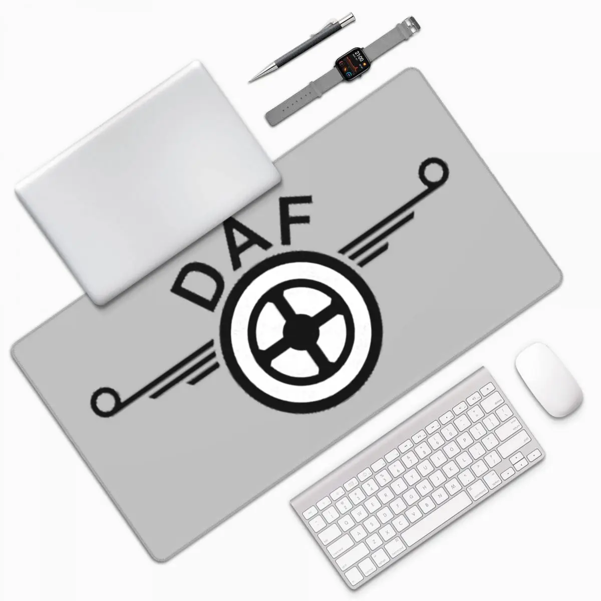 

Daf Truck Logo Vector Design Large Mouse Pad Computer Keyboard Mouse Mat Gamer PC Laptop Desk Mat Office Accessories Table Mats