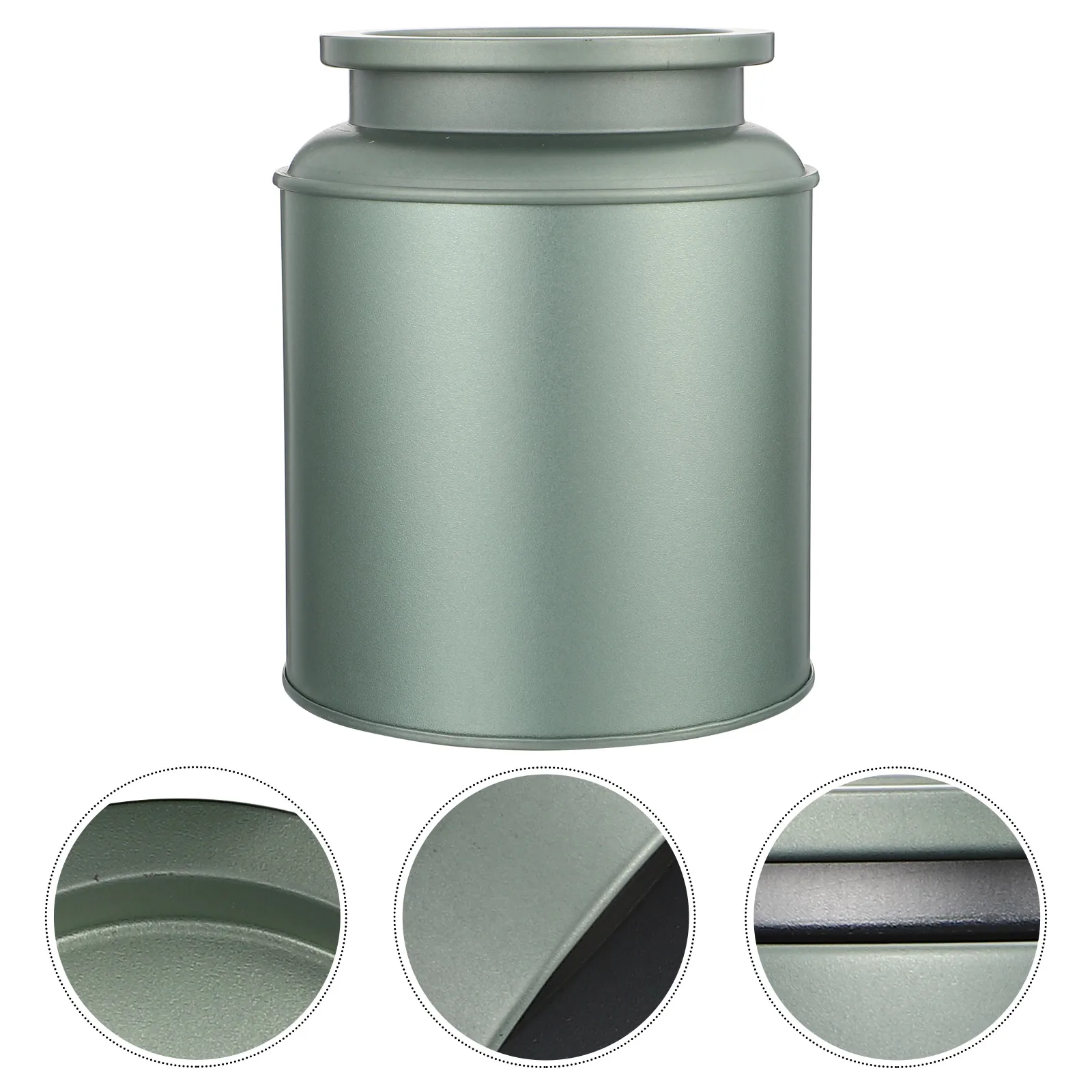 

Tinplate Tea Jar Storage Container Sealed Lid Canister Loose Leaf Tea Cookies Home Decor Gift Packaging Storage Tin