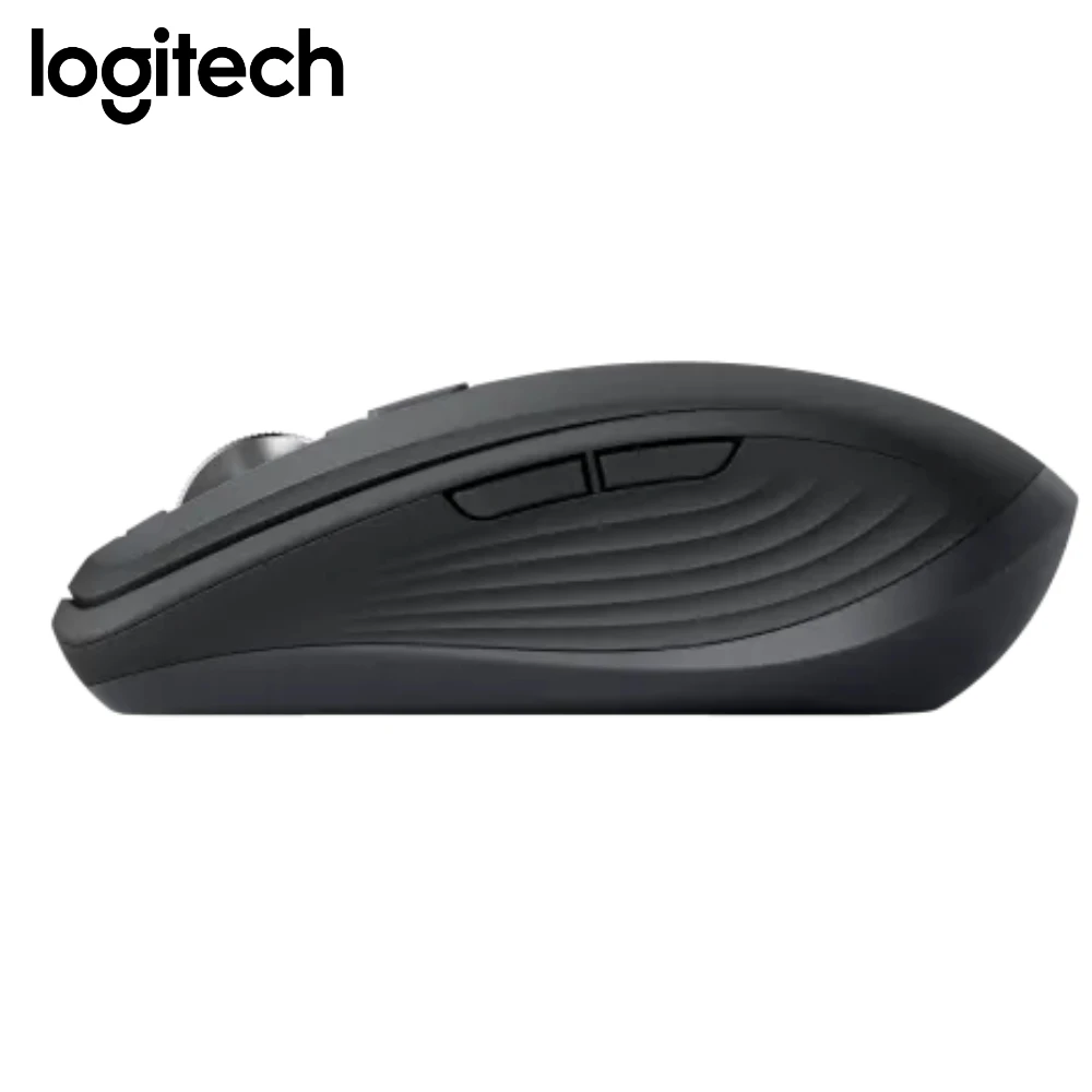 Logitech MX Anywhere 3S Mouse Nirkabel Sensor 8K DPI Klik Senyap Gulir Cepat Ringkas Portabel Hitam Putih Pink