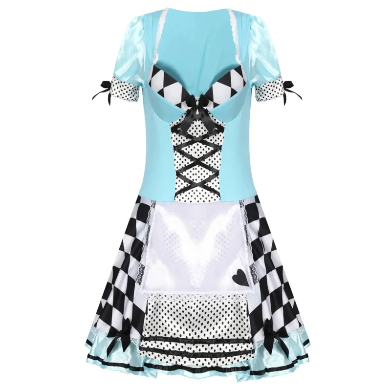 Alice In Wonderland Kostuum Voor Vrouwen Meisjes Prinses Kostuum Blauw Zoete Lolita Meid Halloween Cosplay voor Vrouw UY6996