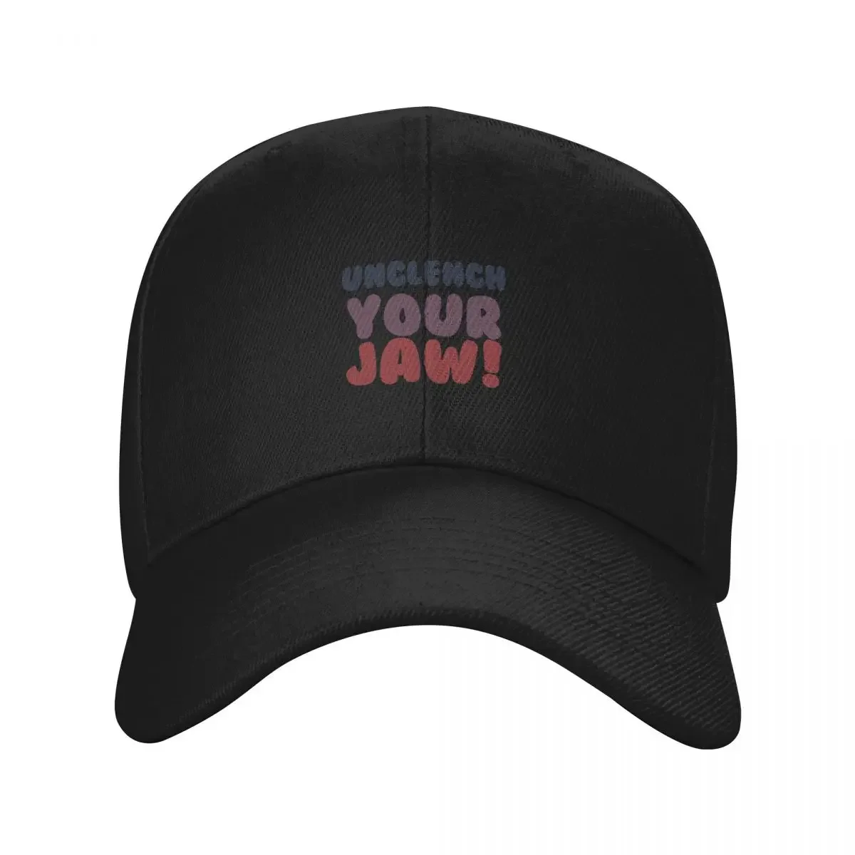 

Unclench Your Jaw! Baseball Cap Rugby Snap Back Hat Luxury Cap Ball Cap Women's Beach Outlet Men's