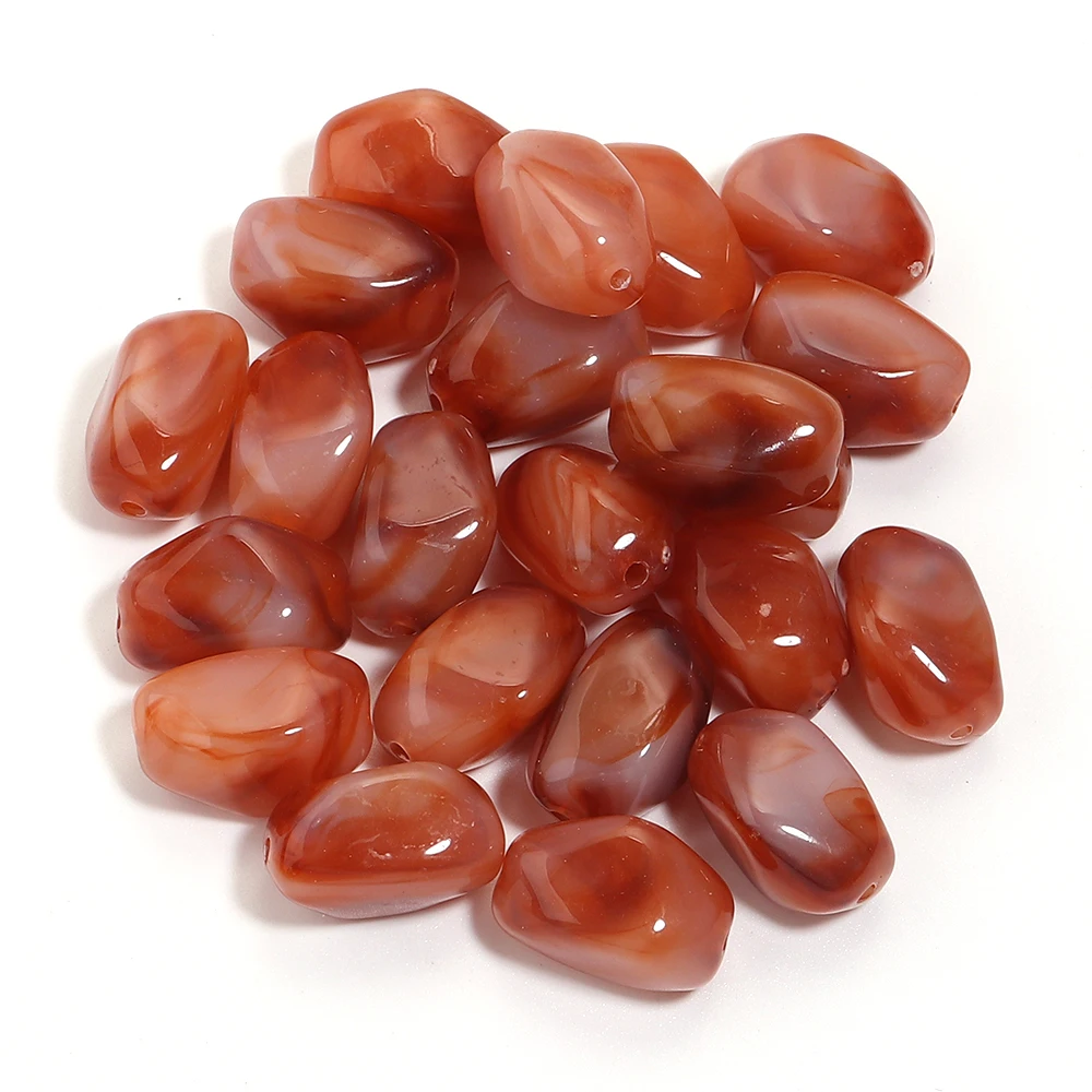 20 Stuks 12x21mm Onregelmatige Kleur Acryl Kralen Meteoriet Vorm Kralen voor Sieraden Maken DIY Handgemaakte Armband ketting Accessoires