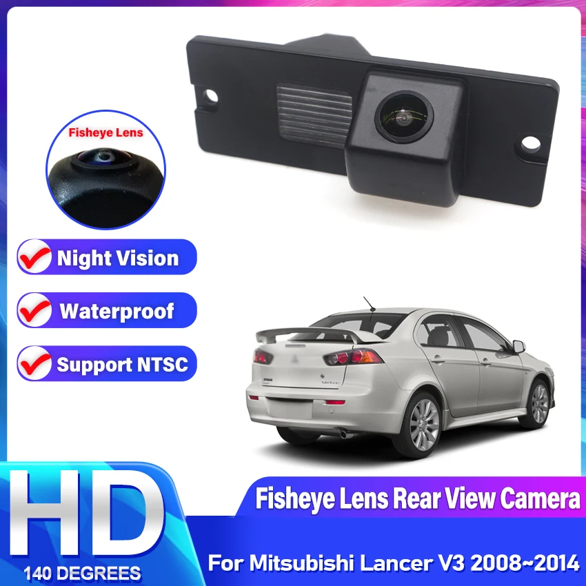 Car Reversing image Camera For Mitsubishi Lancer V3 2008 2009 2010 2011 2012 2013 2014 Night Vision CCD HD Rear View back Camera