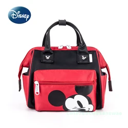 Disney Mickey nowa torba na pieluchy plecak luksusowa marka modna torba dla dziecka wielofunkcyjny trend w modzie torba na pieluchy dla niemowląt plecak