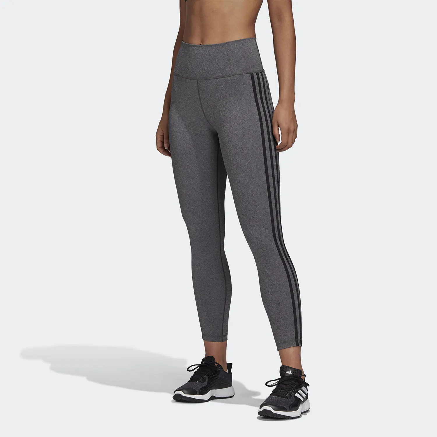 Adidas genuine Season New Women's Three-Stripe Training Tight Pants GC7178