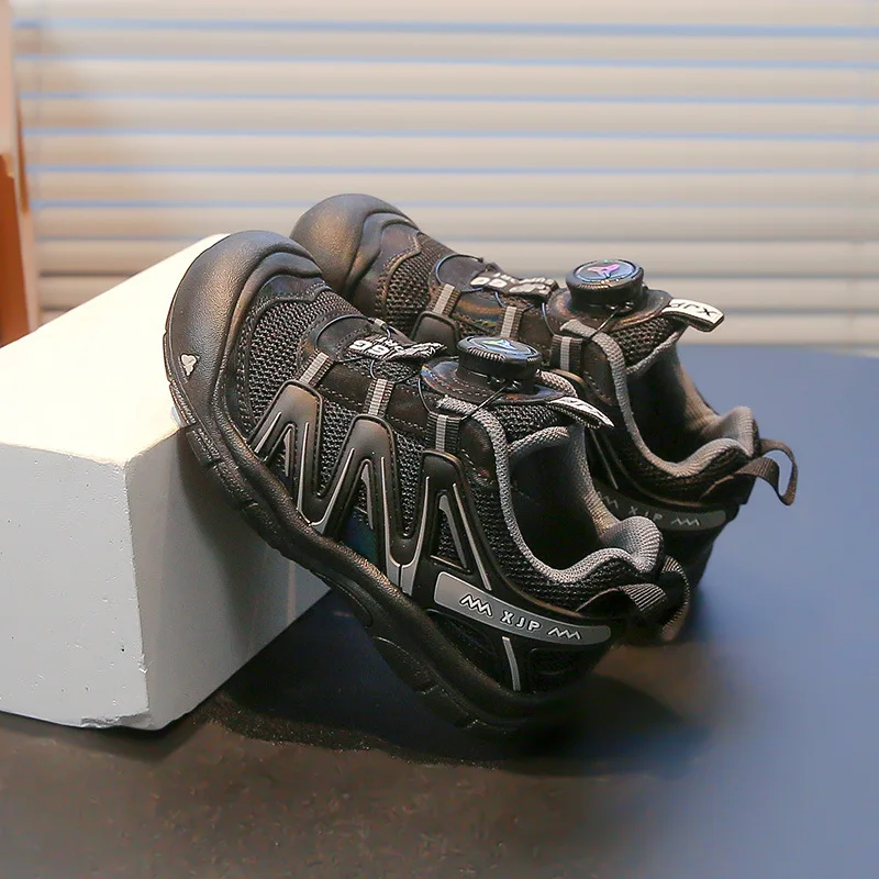 

Детская обувь, спортивная походная обувь на плоской подошве для детей старшего возраста, кроссовки для мальчиков и девочек, повседневная прогулочная треккинговая обувь, кроссовки с вращающимися кнопками