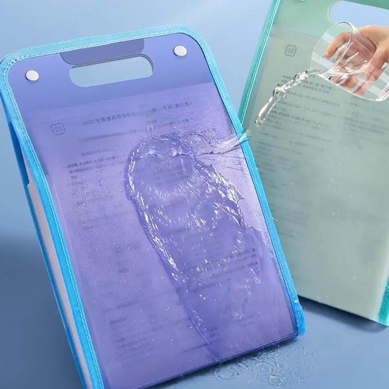 مجلد الملفات المتوسع الأكورديون المحمول ، منظم الملفات ، مستند ورقي A4 ، منظم الإيصالات ، مجلد الملفات ، 13 جيوب