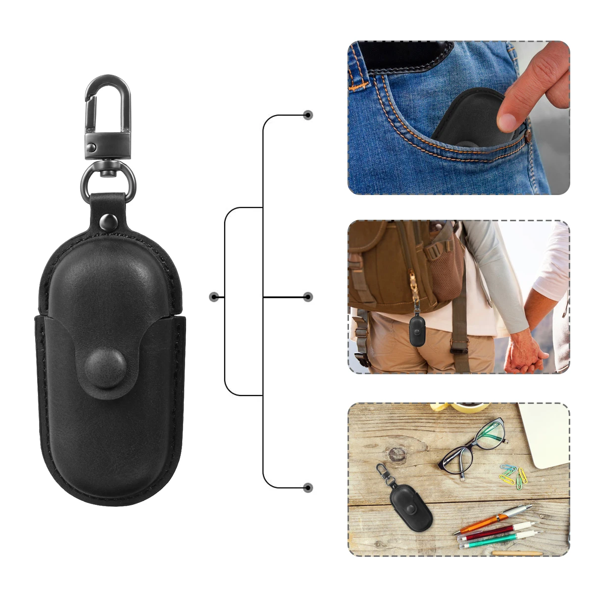 

Portable Earphone Case Scratch Proof Organizer Bag Wireless Headset Storage Pouch Dustproof Long Life Daily Outdoor