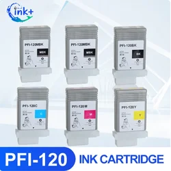 PFI-120 PFI120 PFI 120 Premium Color Compatible Pigment Ink Cartridge for Canon iPF TM-200 Printer 130ml