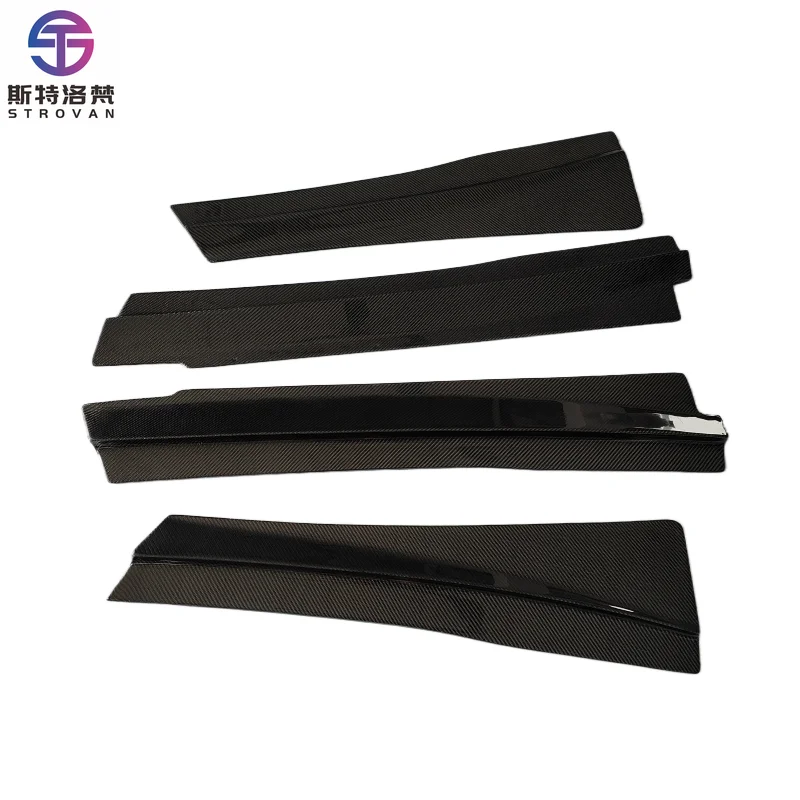 

STLF High Quality Genuine Carbon Fiber Side Skirts for McLarens MP4 12C 650S OEM Style Body Extensions Bumper Upgrade