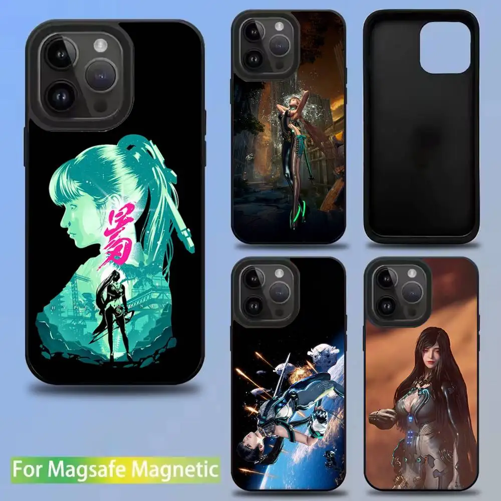 

Game Stellar Blade Phone Case For iPhone 16,15,14,13,12,11,Pro,Max,Plus,Mini,SE New Magsafe Magnetic Wireless Charging