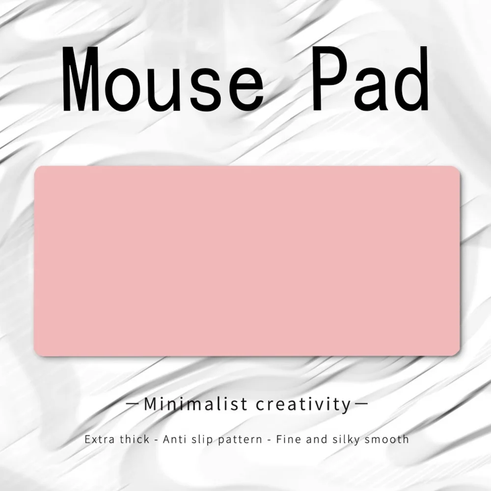 

Pure Color Mouse Pad Black White Gaming Mousepad Speed Gamer Pink Mouse Mat Gaming Accessories Desk Mats