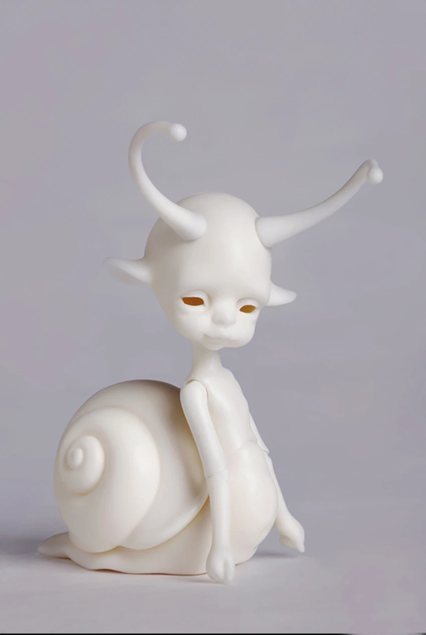 SD Doll Popovy snail 1/4  Quality Articulated Puppet Nude Dolly Model Collection Toy Birthday Gift