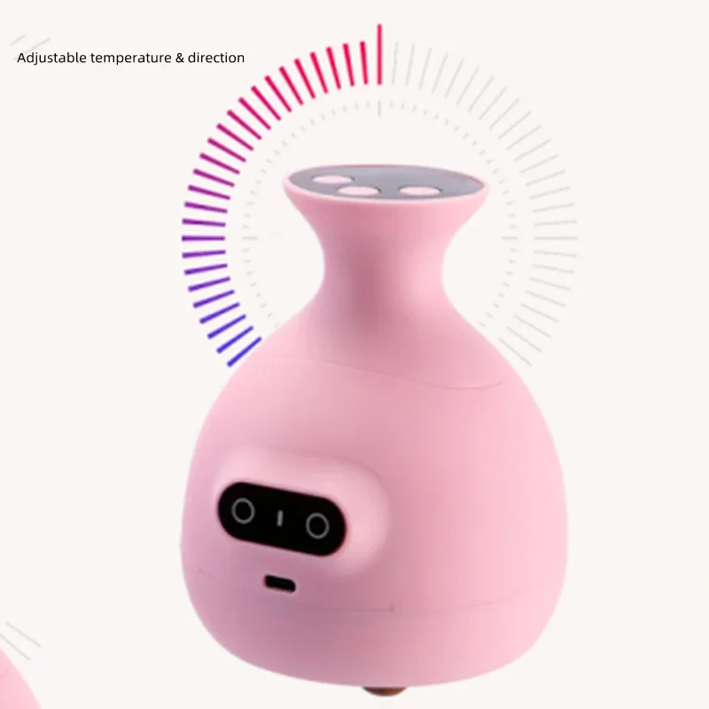 Automatic Bian-stone moxibustion abdominal kneading instrument for children Abdominal massager Prebiotic natural alum stone