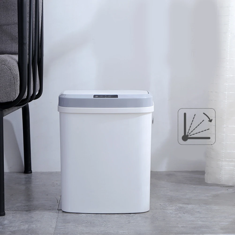 

15L Smart Automatic Trash Can Sensor Infrared Detection Odor Isolation Waterproof Design Touchless Motion Activated Garbage Bin