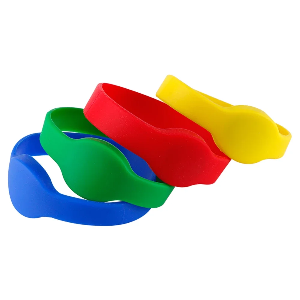 3/5PCS NFC Smart Chip Bracelet Card 13.56Mhz Access Control Proximity Token 1K S50 Read Only Key Badge RFID Waterproof Wristband
