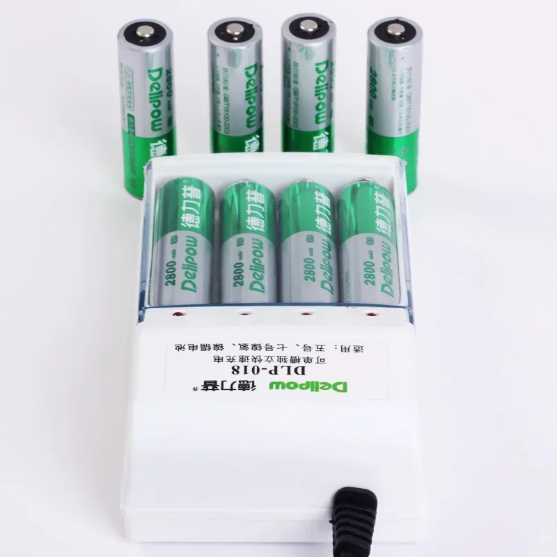 New No. 5 Charger Genuine High-capacity Rechargeable Battery Charger Kit 1 Charge 8 Electric Delipow Battery Rechargeable Li-ion