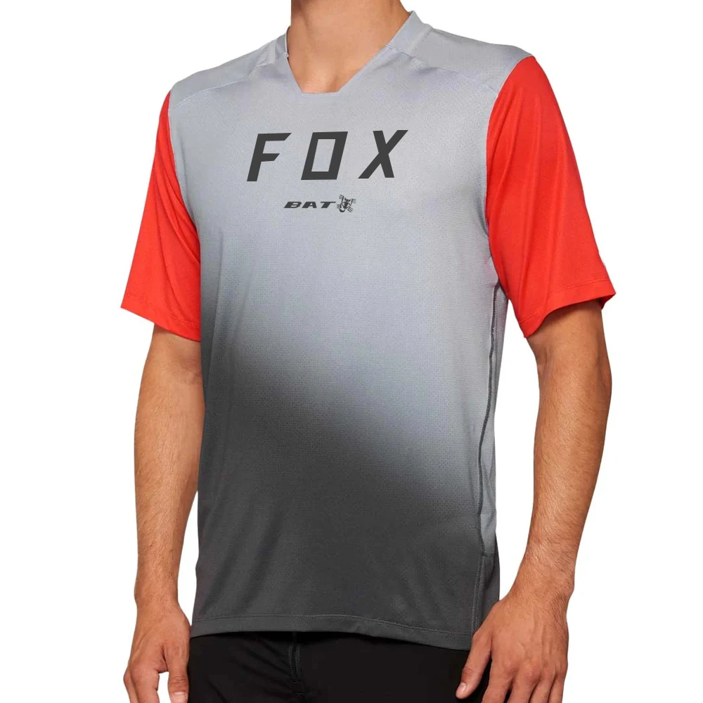 

BAT FOX Motocross T-Shirt Short Sleeves MTB Jersey Downhill Bike Jersey Motorcycle Sportwear Clothing Camisas Ciclismo