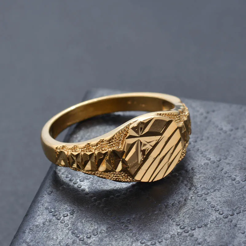

Dubai Durable Gold Color Ring Women Girls Bride Wedding Birthday Gifts Africa Ring