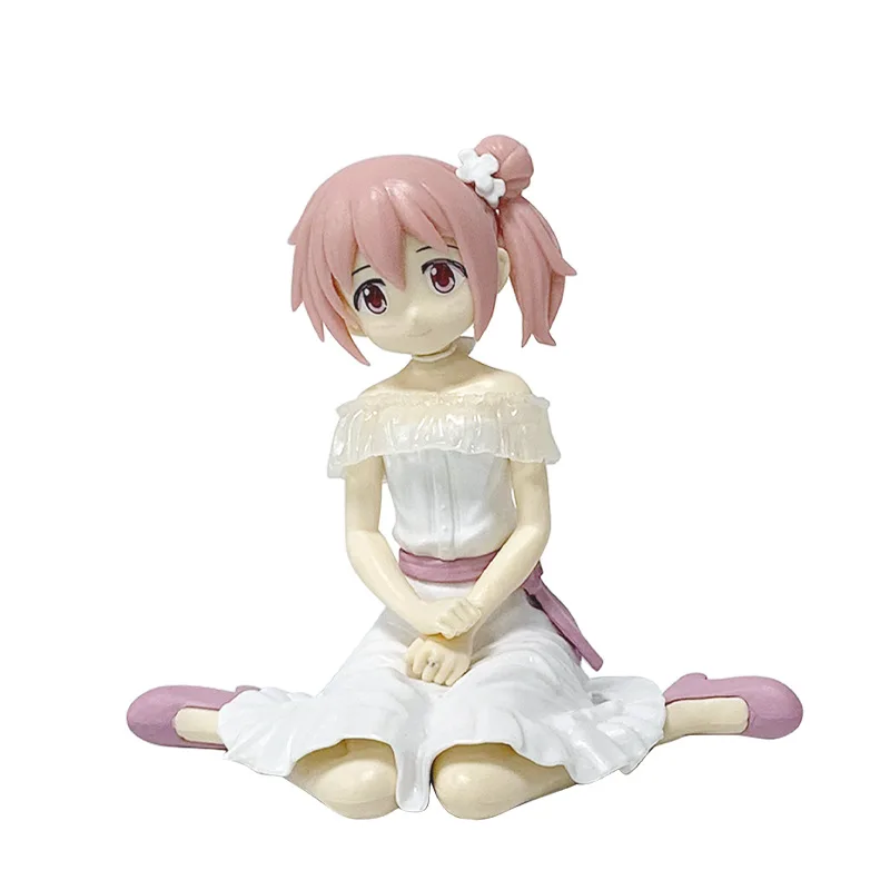 10CM Puella Magi Madoka Magica Kaname Madoka Akemi Homura Anime figurines d'action faites à la main étui de bureau décoration ornement cadeau