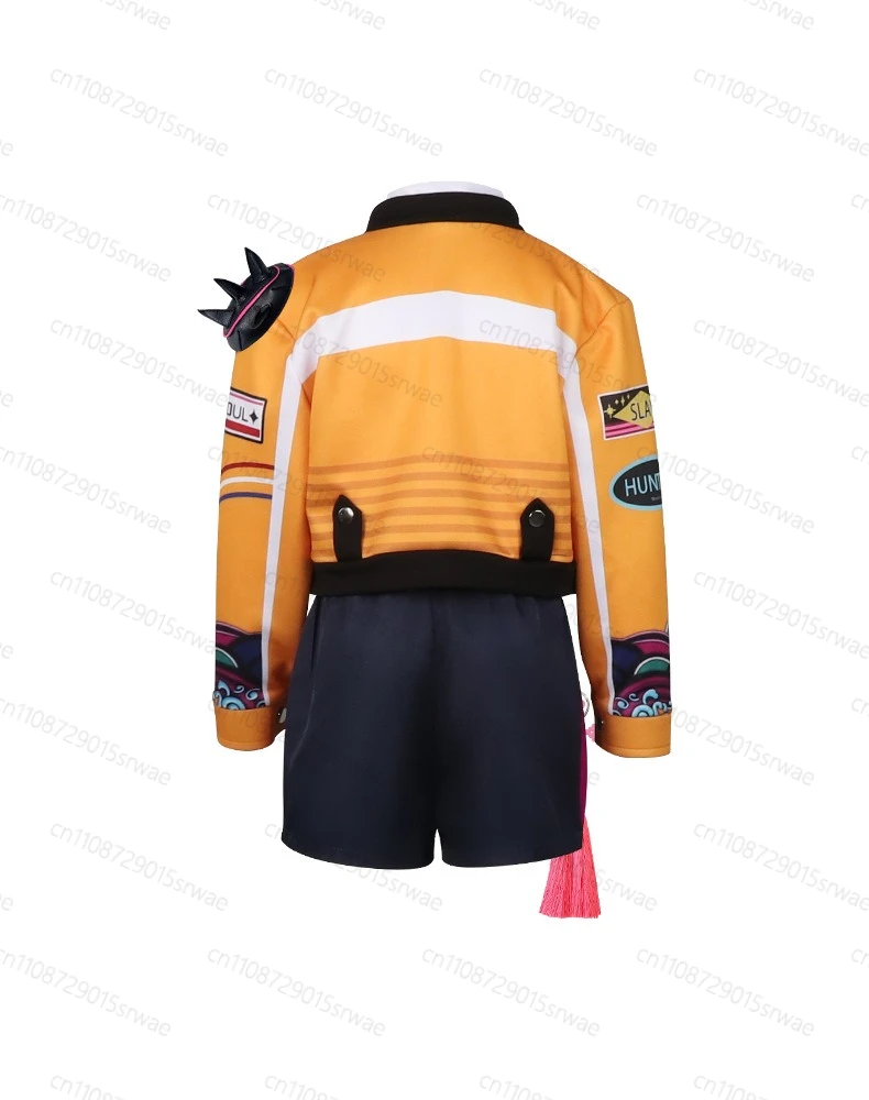 Детский аниме-фильм KPOP, охотники на демонов, Руми, карнавальный костюм, готическая форма, сценическая одежда, детская одежда для ролевых игр идол для девочек