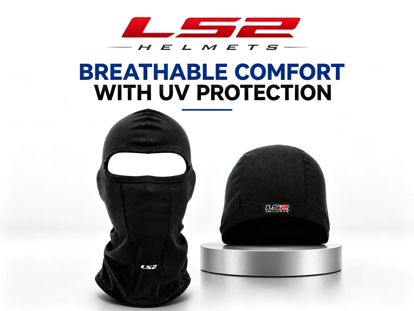 Ls2 original Motorrad Gesichts maske Sturmhaube Sommer atmungsaktive Eis Seide Motocross Reit maske UV Sonnenschutz Motorrad Zubehör – Detail 1