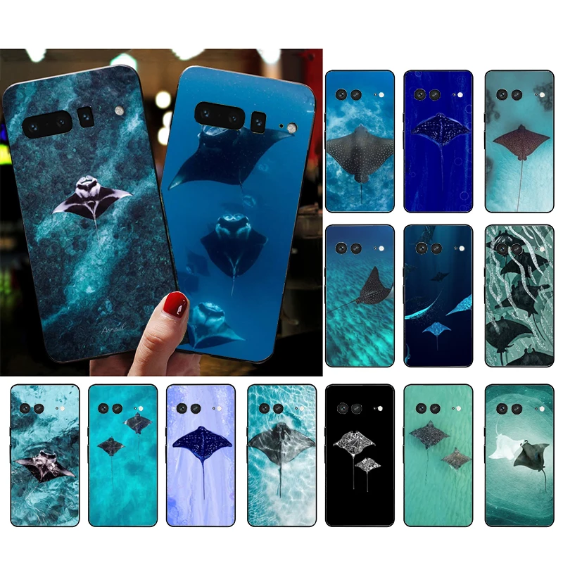 

Manta Ray Phone Case For Google Pixel 9 Pro XL 8 7 6 Pro Pixel 8A 7A 6A 4A 3A 3XL Pixel 8 7 6 5 4