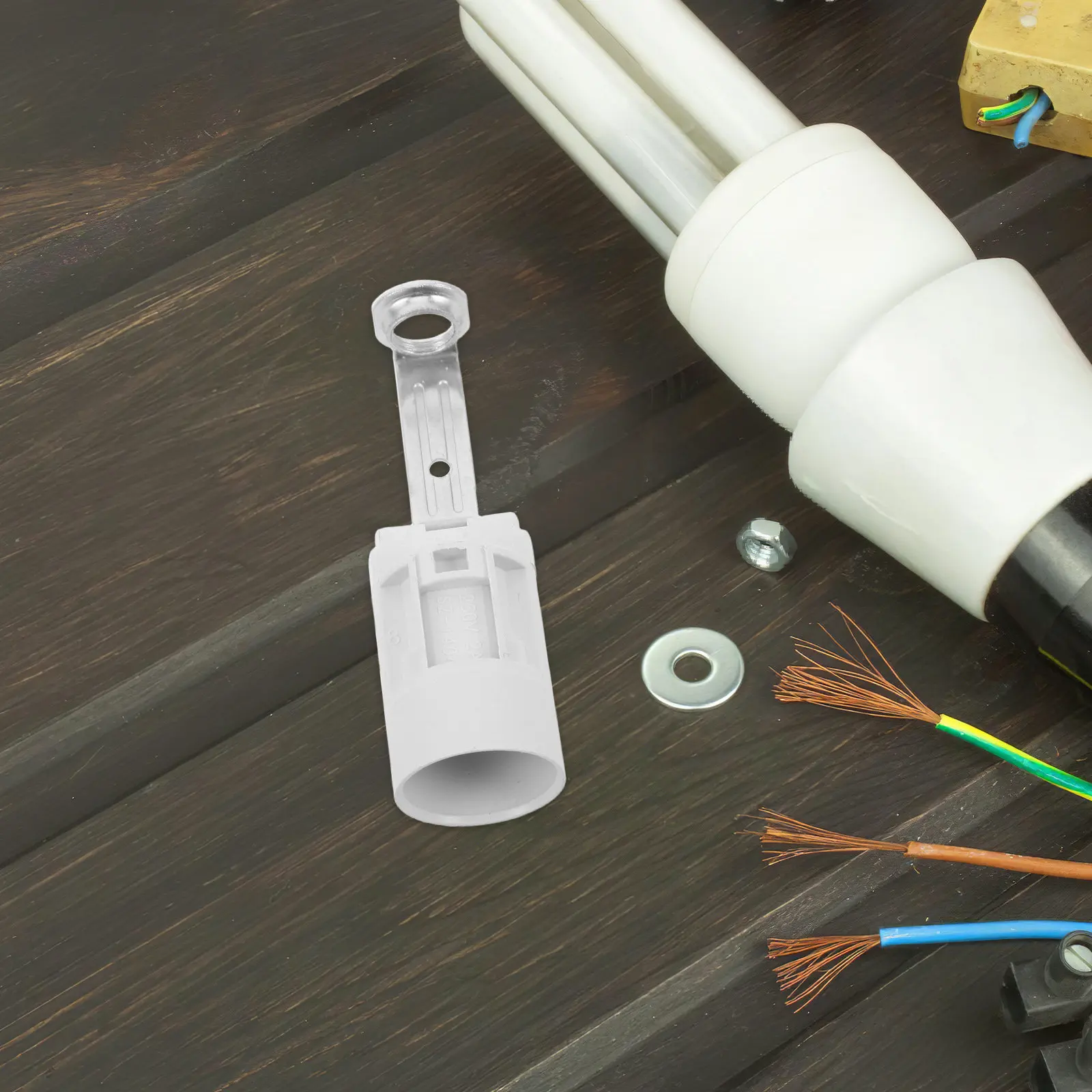 10 Piezas de Portalámparas E14, Base para Lámpara E14, Repuesto para Lámparas de Araña, Apliques de Pared, Lámparas de Techo, Piezas de Reparación